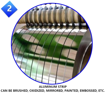 Aluminum Strip Coil Chrome Aluminum Strip Cast Aluminum Strip Clad Aluminum Strip Aluminum Door Strip