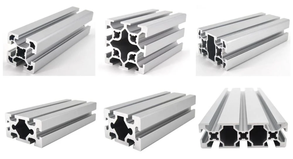 Silver Anodized Aluminium Alloy 8mm Slot 4040 Industrial Aluminum Profile for Frames