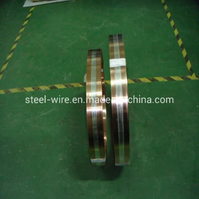 Tira de aluminio revestido de cobre de bobina de plata compuesta de 1 mm